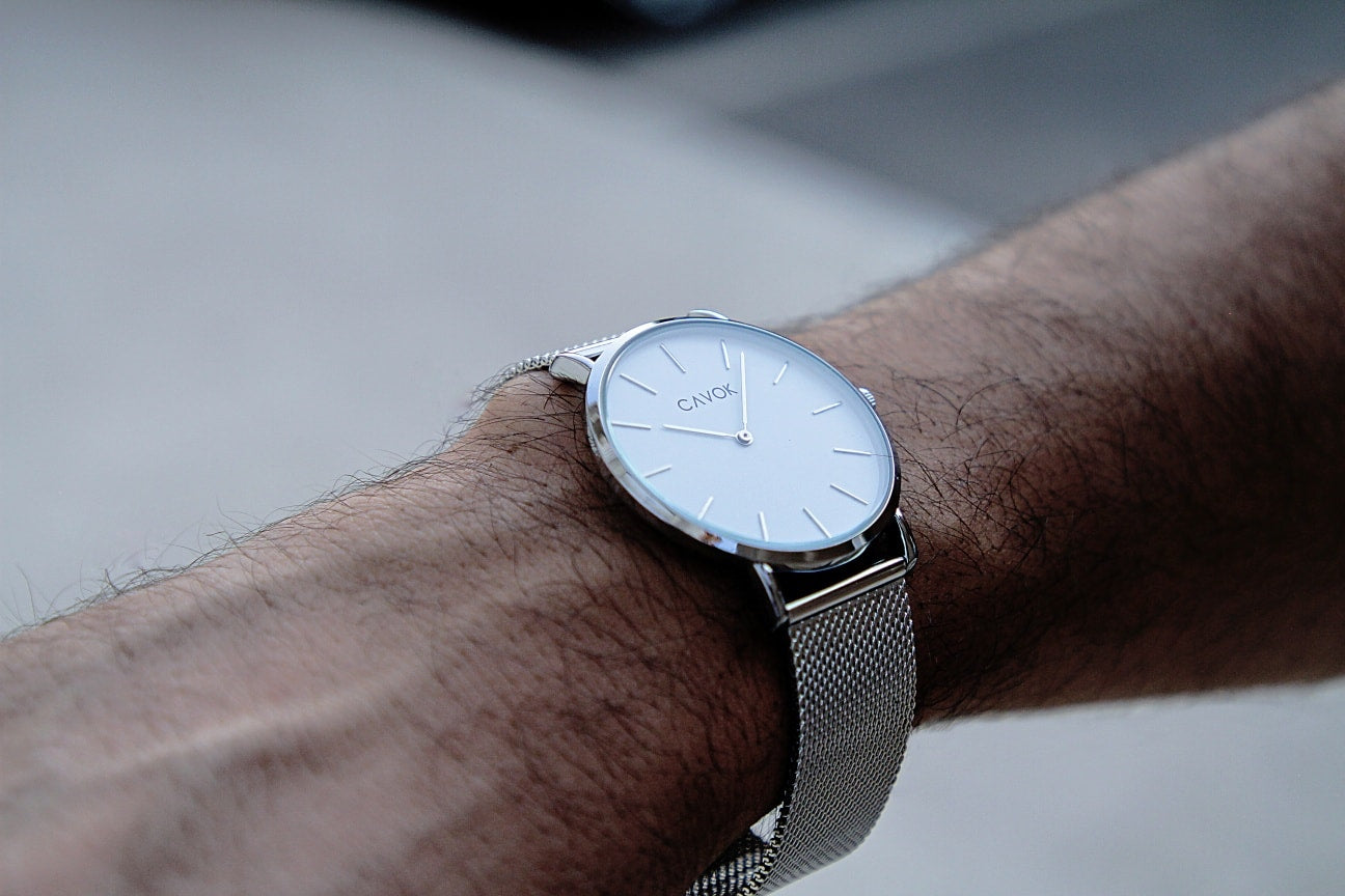 Cavok Silver White