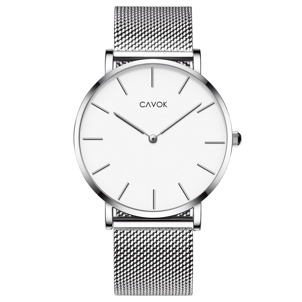 Cavok Silver White